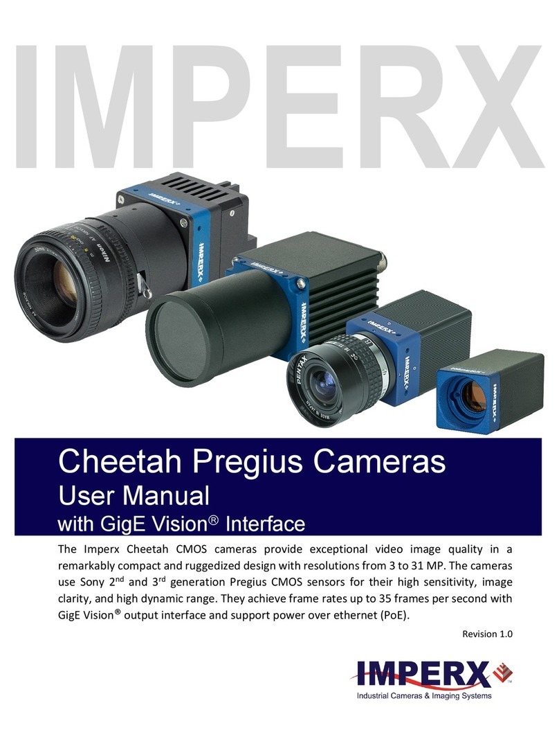Imperx Cheetah Pregius Series User manual Imperx Cheetah Pregius Series User manual