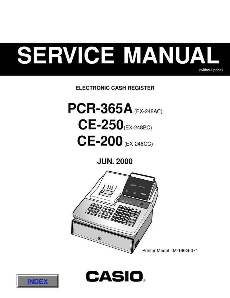 Casio PCR-365A Service manual