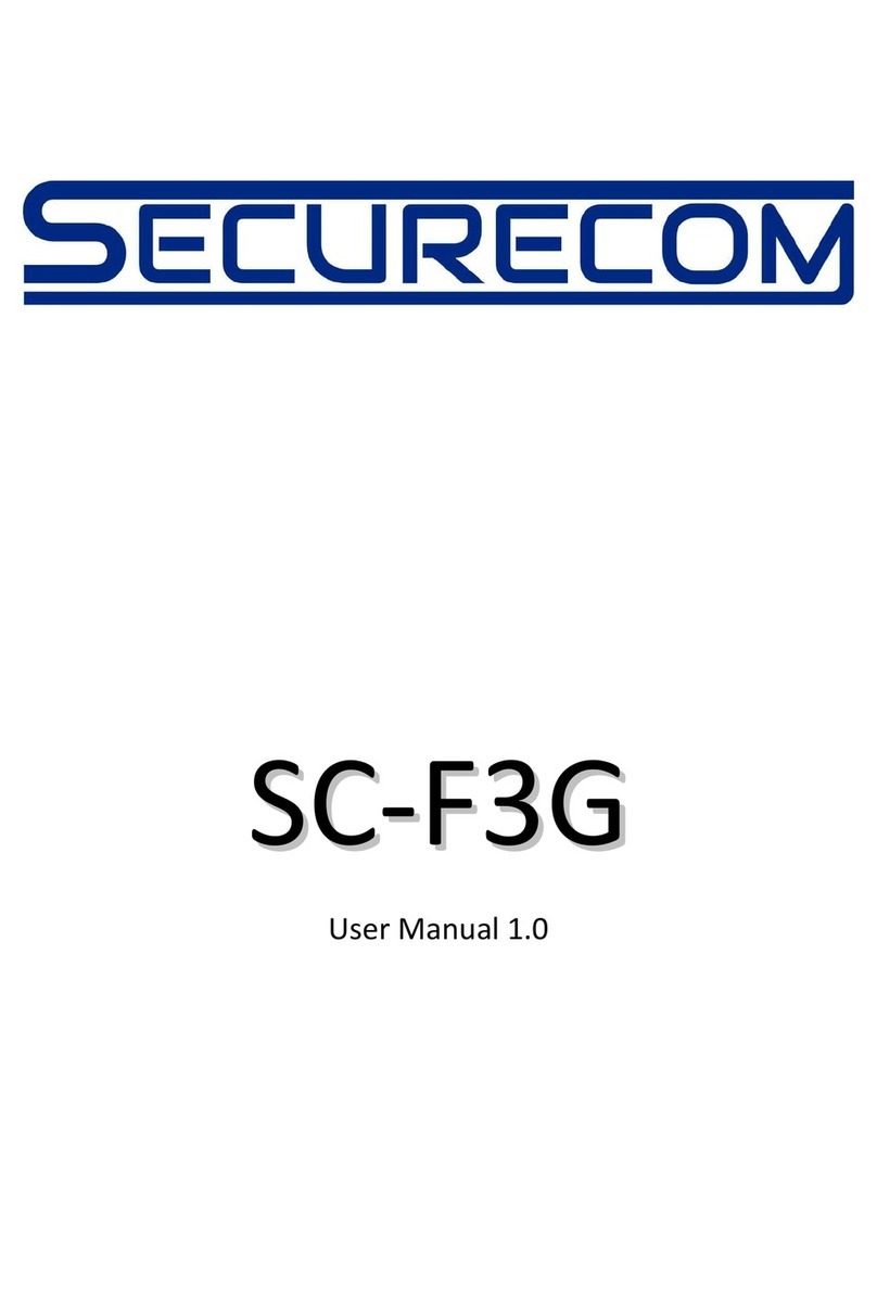 SECURECOM SC-F3G user manual