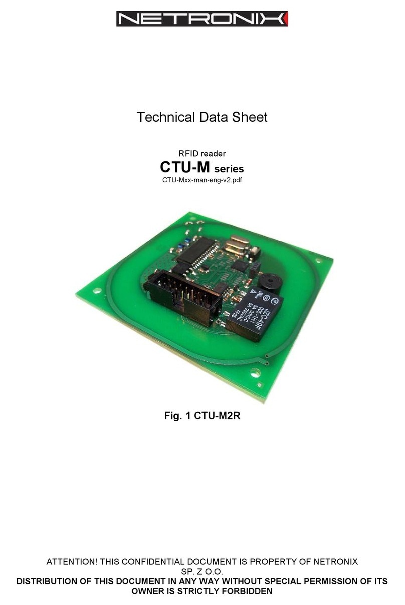 Netronix CTU-M Series Technical data sheet