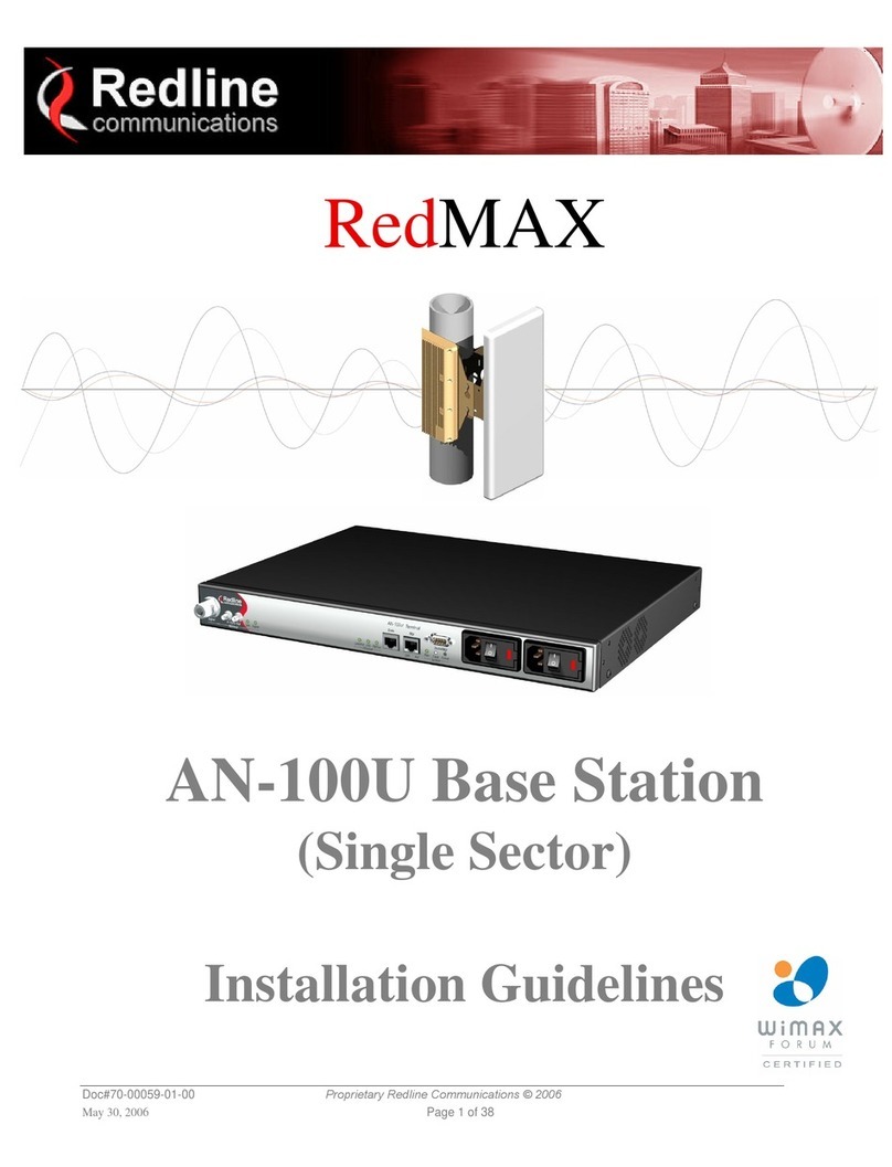 Redline Communications WiMAX Forum Certified RedMAX AN-100U Installation guidelines