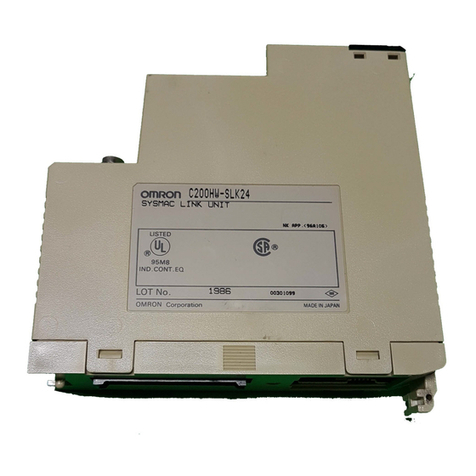 Omron SYSMAC LINK C1000H-SLK21-V1 System manual