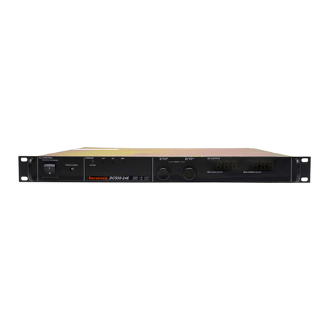 Ametek Sorensen DCS-E Series Operation manual