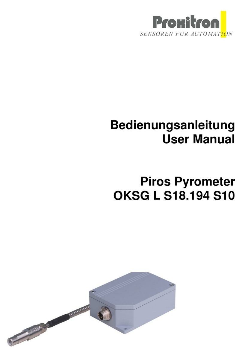 Proxitron Piros OKSG L S18.194 S10 user manual