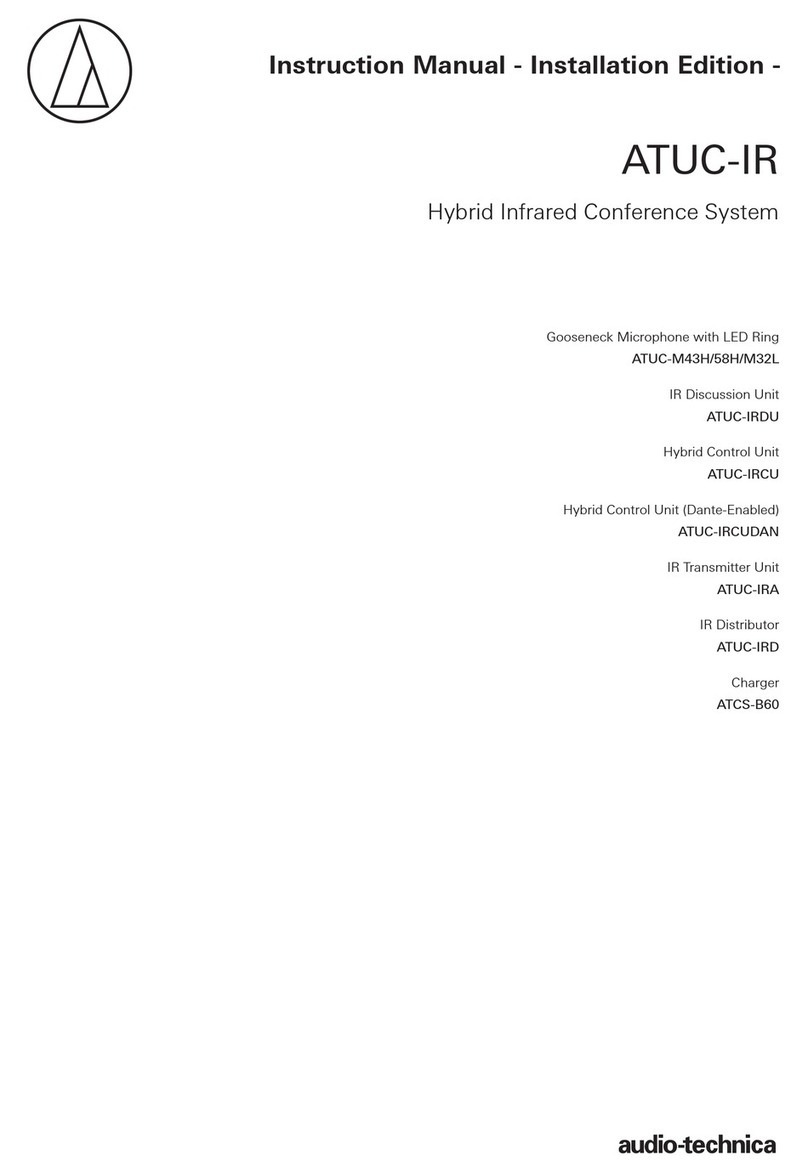 Audio Technica ATUC-IR Series User manual