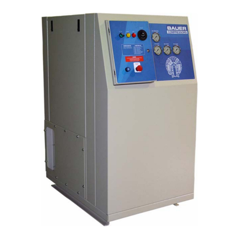 Bauer Compressors Mini Verticus ImVT 120 II Instruction manual and replacement parts list