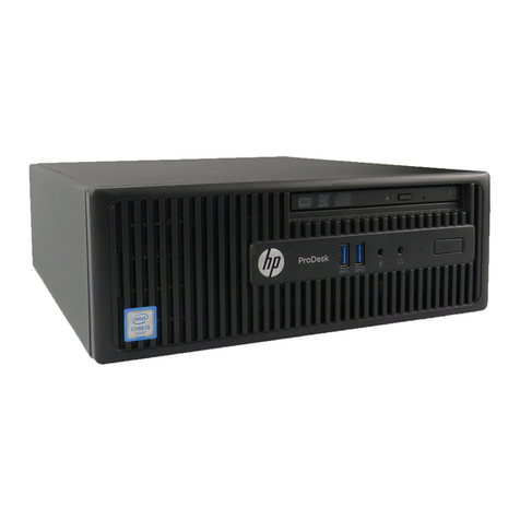 HP ProDesk 400 G3 MT Installation instructions