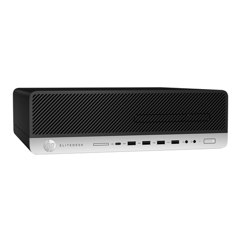 HP EliteDesk 800 G4 Installation instructions