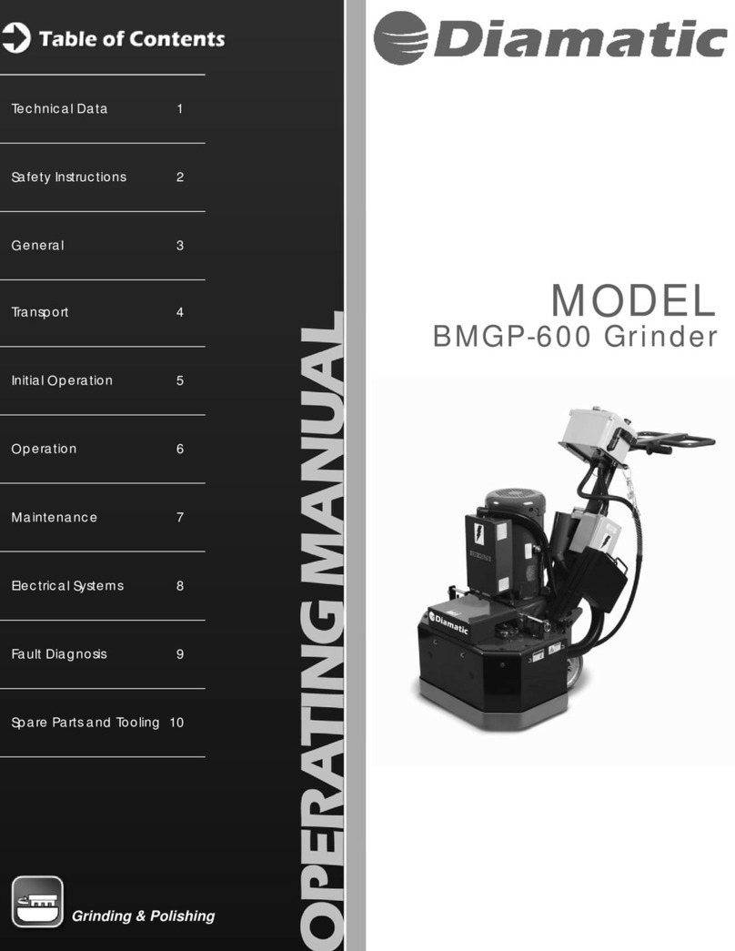 Diamatic BMGP-600 User manual
