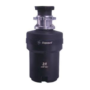 GE Disposall GFB1050V Installation instructions GE Disposall GFB1050V Installation instructions