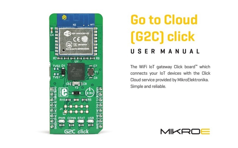 Mikroe Go to Cloud click user manual Mikroe Go to Cloud click user manual