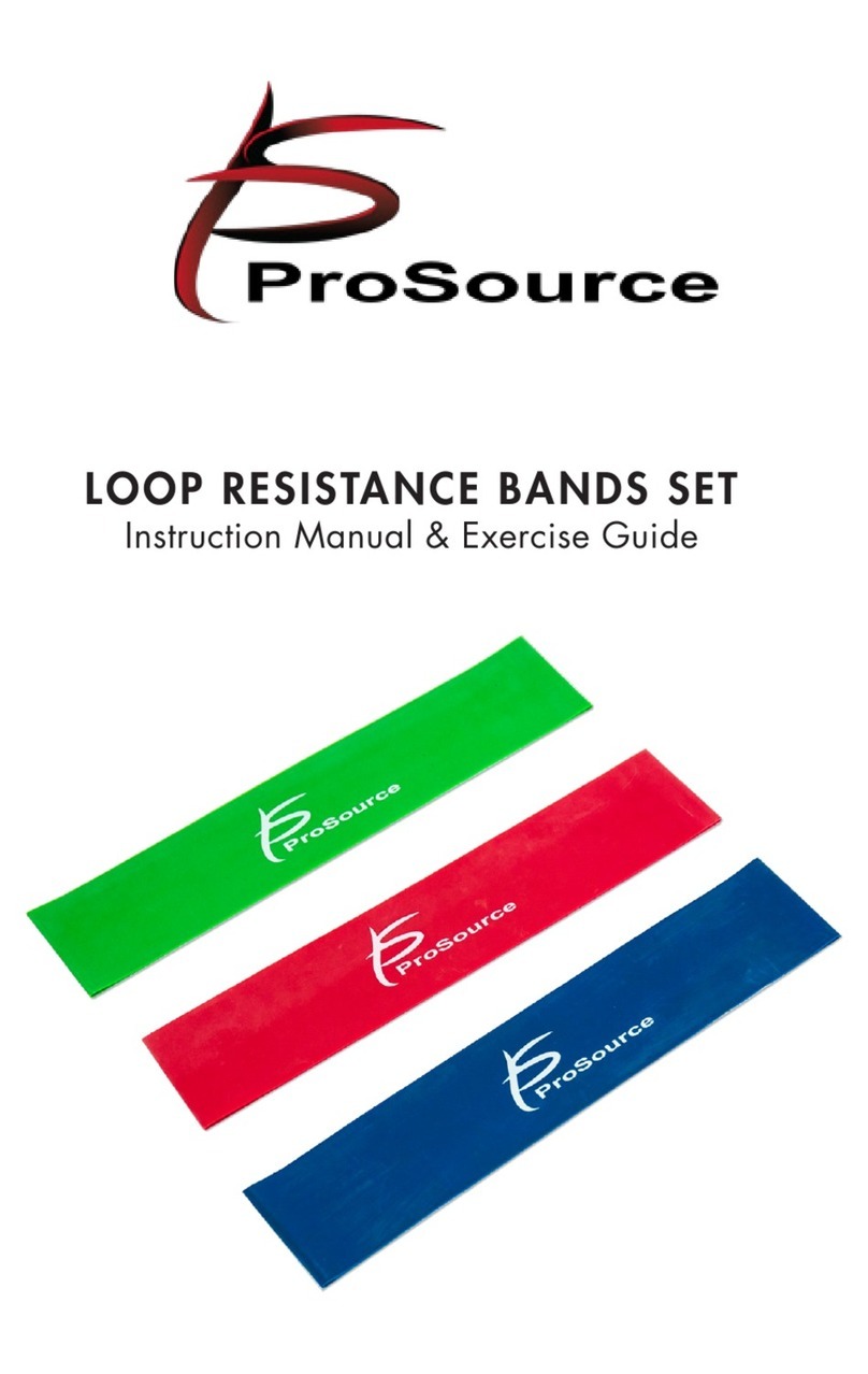 Pro-Source Loop Resistance Bands instruction manual Pro-Source Loop Resistance Bands instruction manual