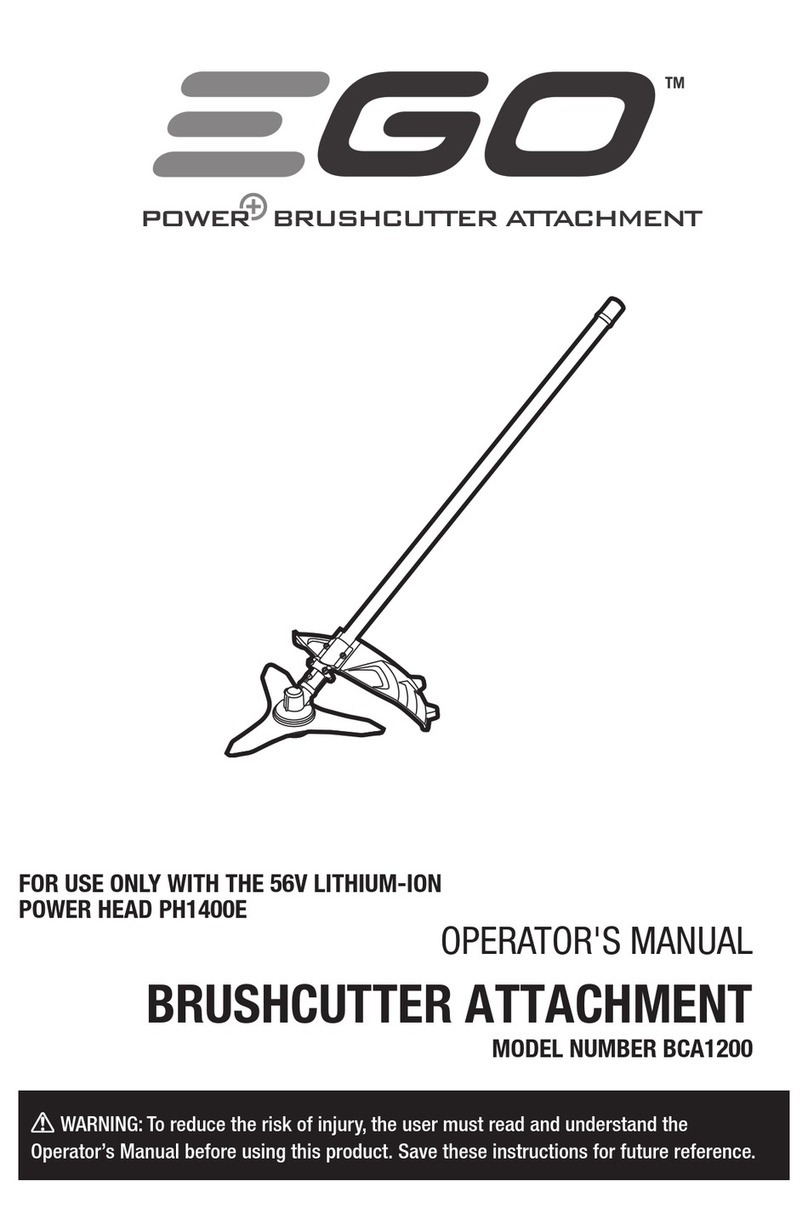 EGO BCA1200 User manual