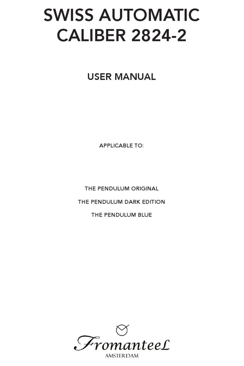 FROMANTEEL PENDULUM SERIES user manual