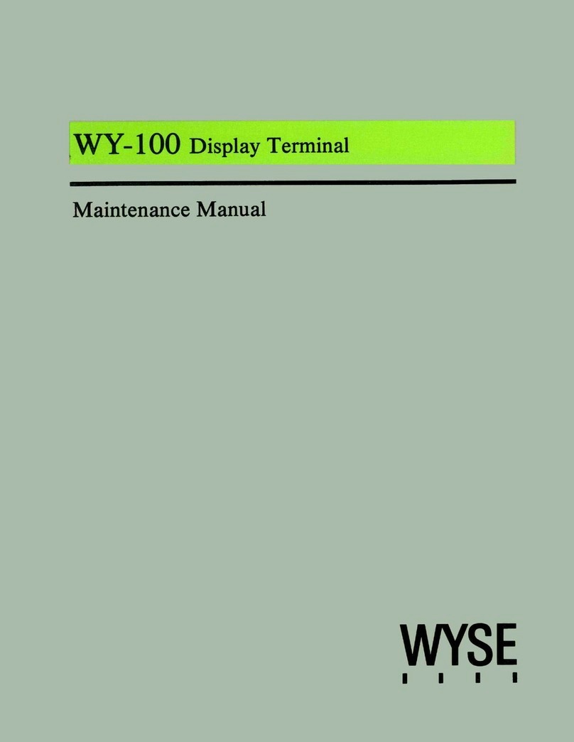 Wyse WY-100 User manual