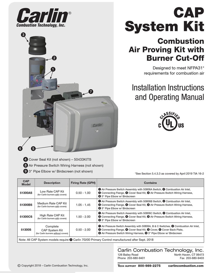Carlin 51300AS Installation instructions & operating manual