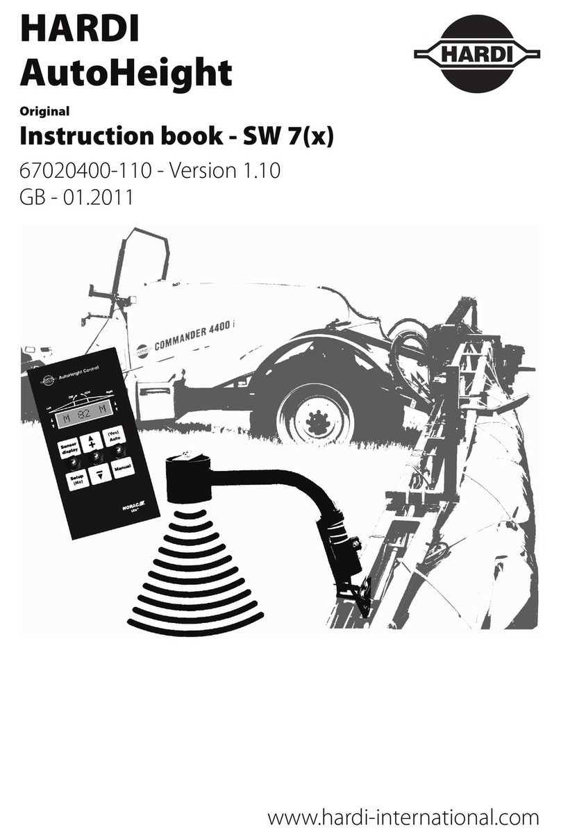 Hardi AutoHeight Instruction book