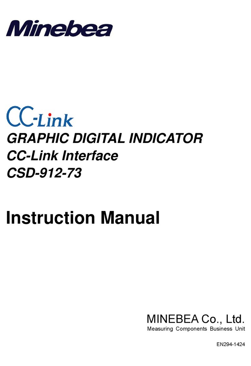 Minebea CSD-912-73 User manual