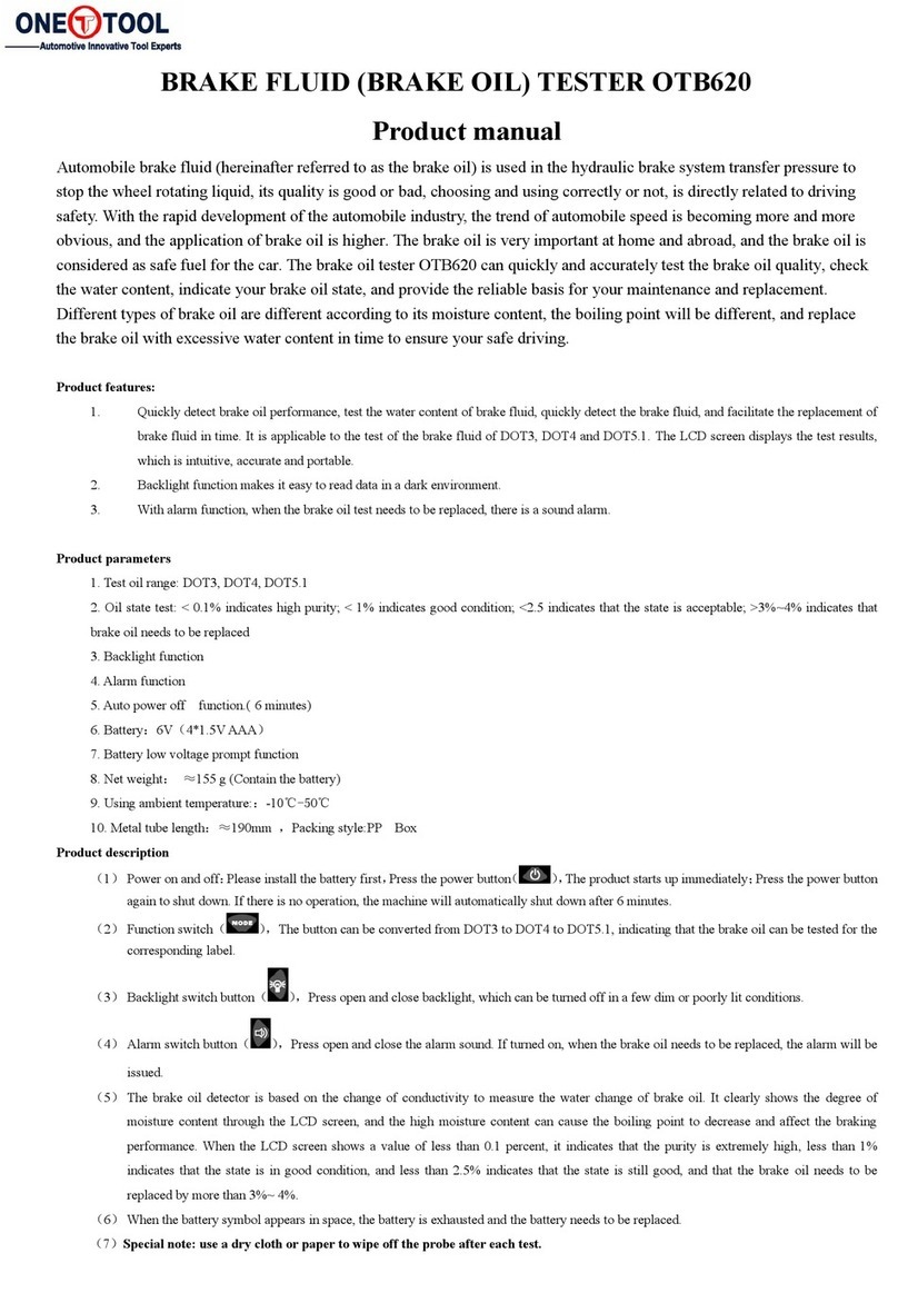 One-Tool OTB620 product manual