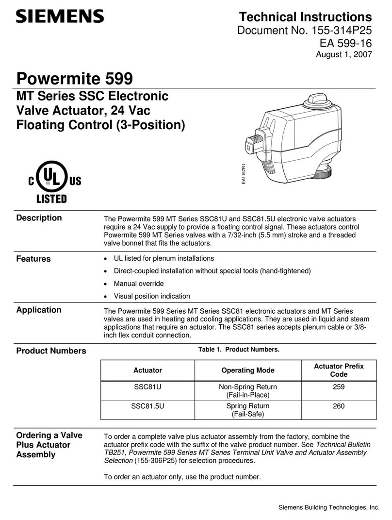 Siemens Powermite 599 MT Series Owner's manual