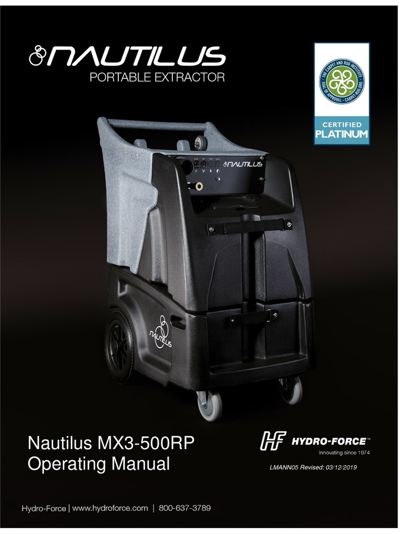 Hydro-Force Nautilus MX3-500RP operating manual