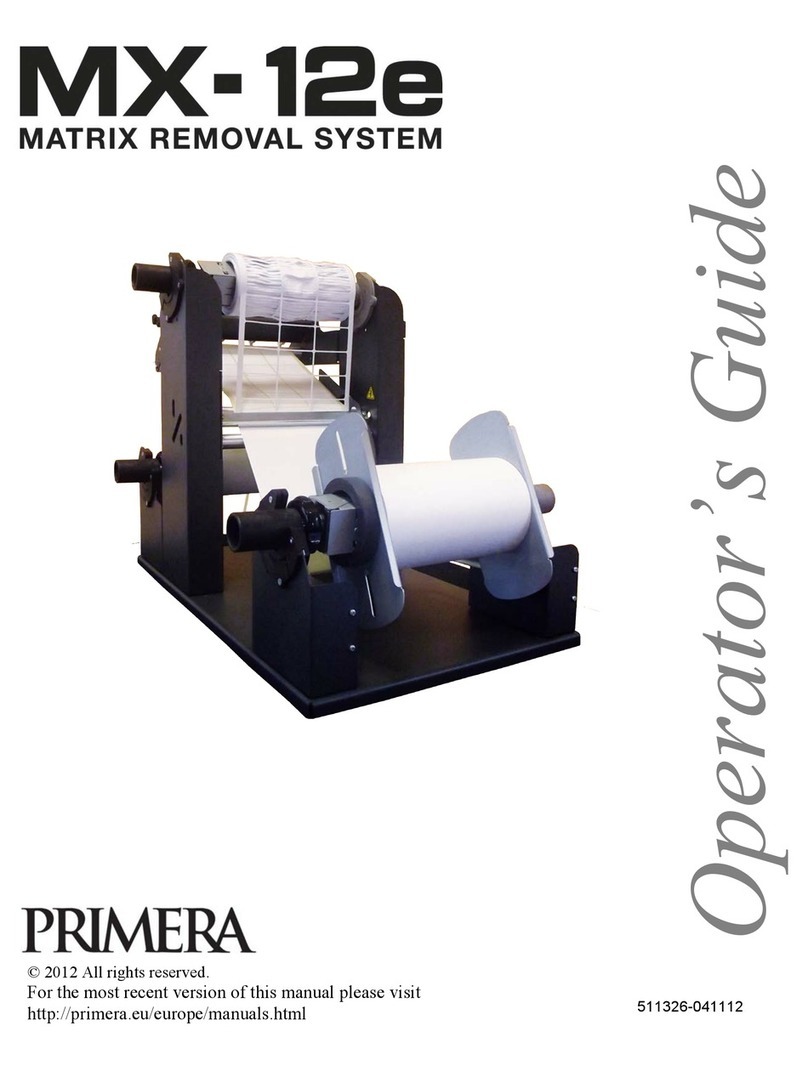 Primera MX-12e Operator's guide