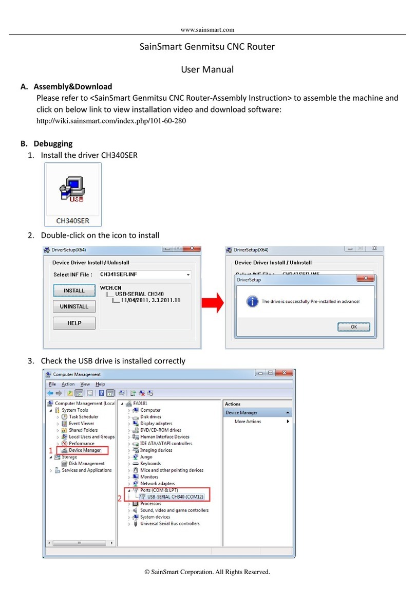 SainSmart Genmitsu user manual