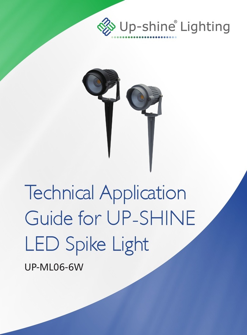 Up-shine Lighting UP-ML06-6W Technical application guide Up-shine Lighting UP-ML06-6W Technical application guide