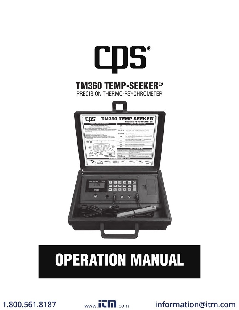 CPS TEMP-SEEKER TM360 User manual