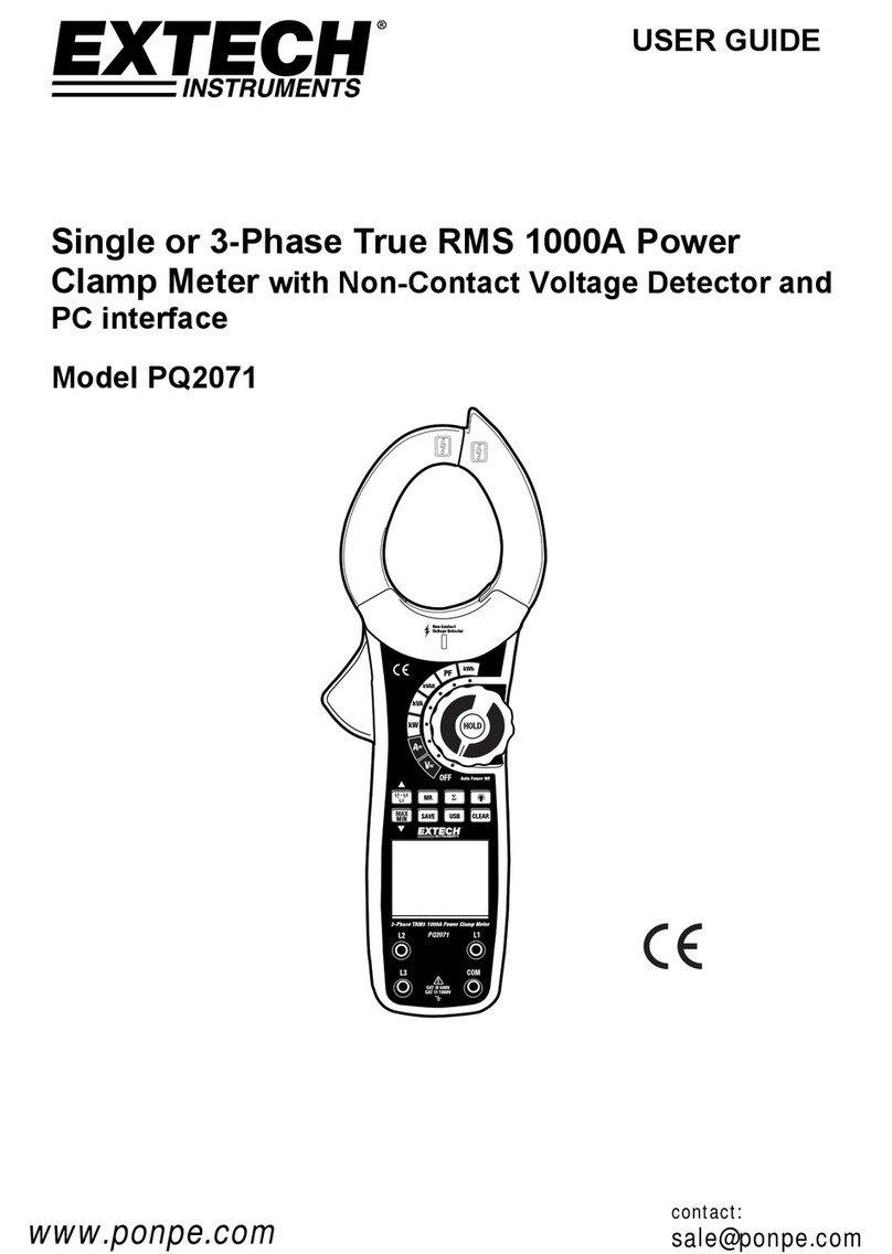 Extech Instruments PQ2071 User manual