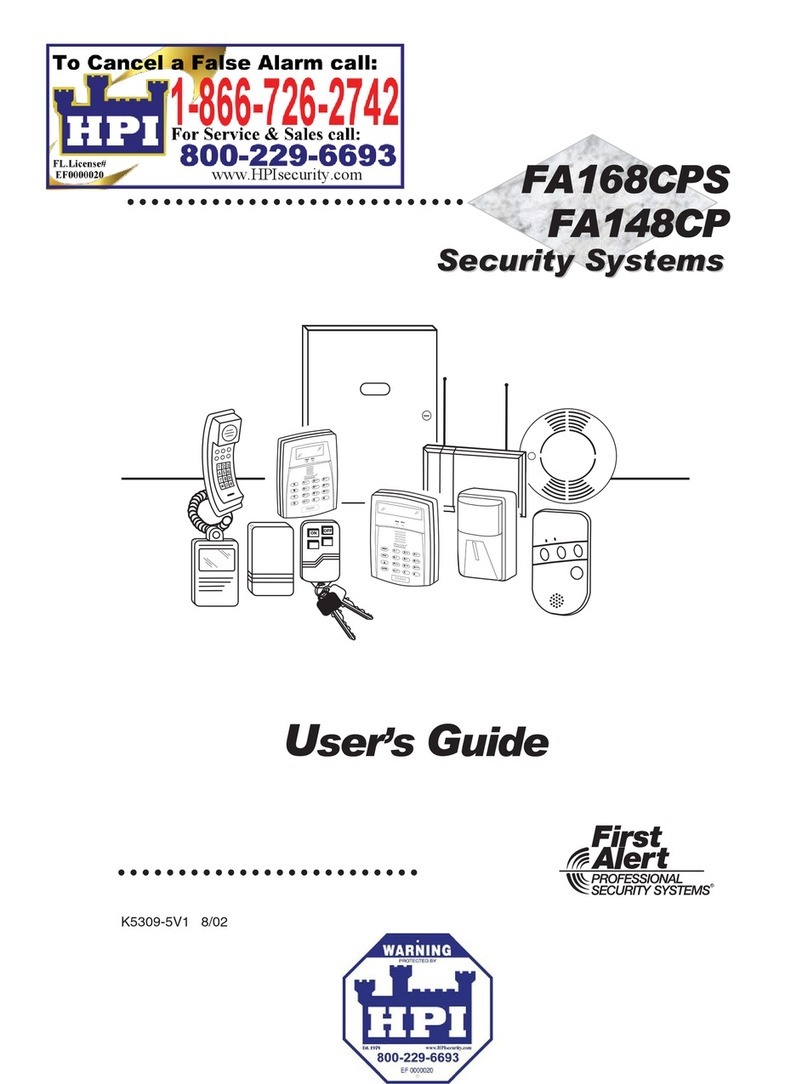 First Alert FA168CPS Series user guide