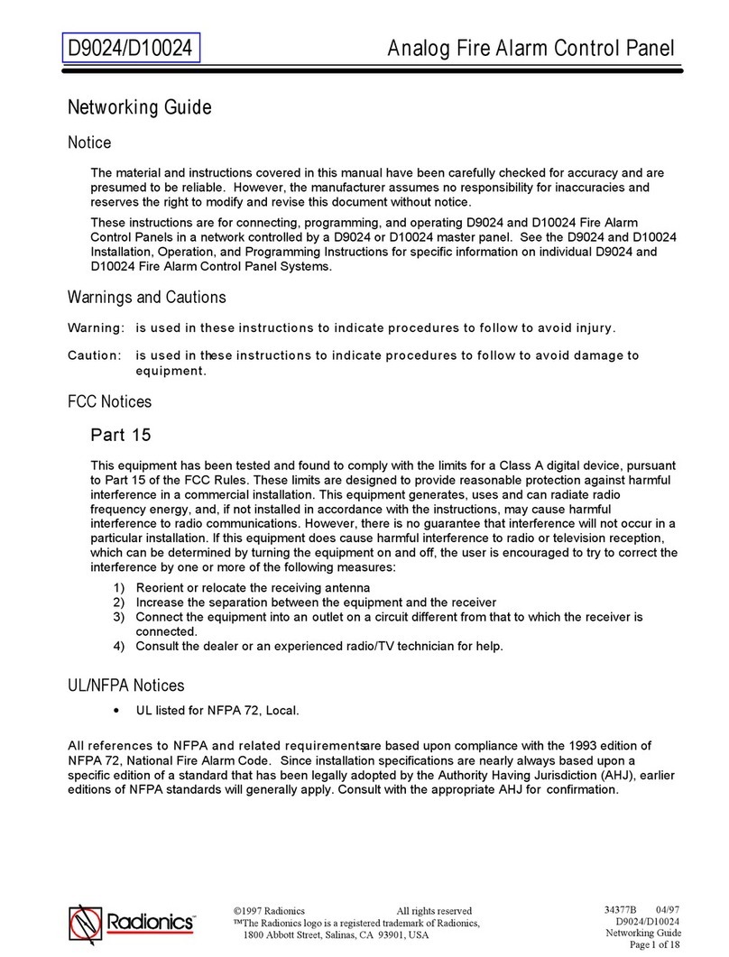 Radionics D9024 manual Radionics D9024 manual