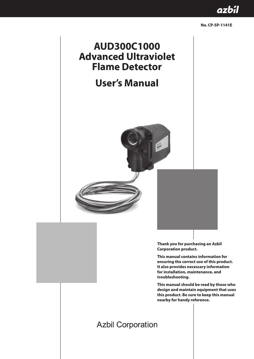 Azbil AUD300C1000 Series user manual Azbil AUD300C1000 Series user manual