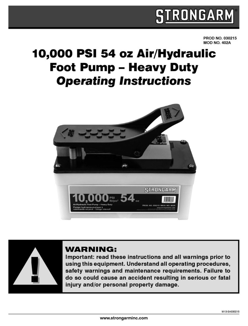 Strongarm 402A operating instructions