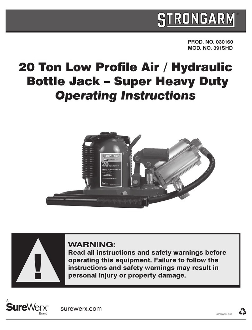 Strongarm 391SHD operating instructions Strongarm 391SHD operating instructions