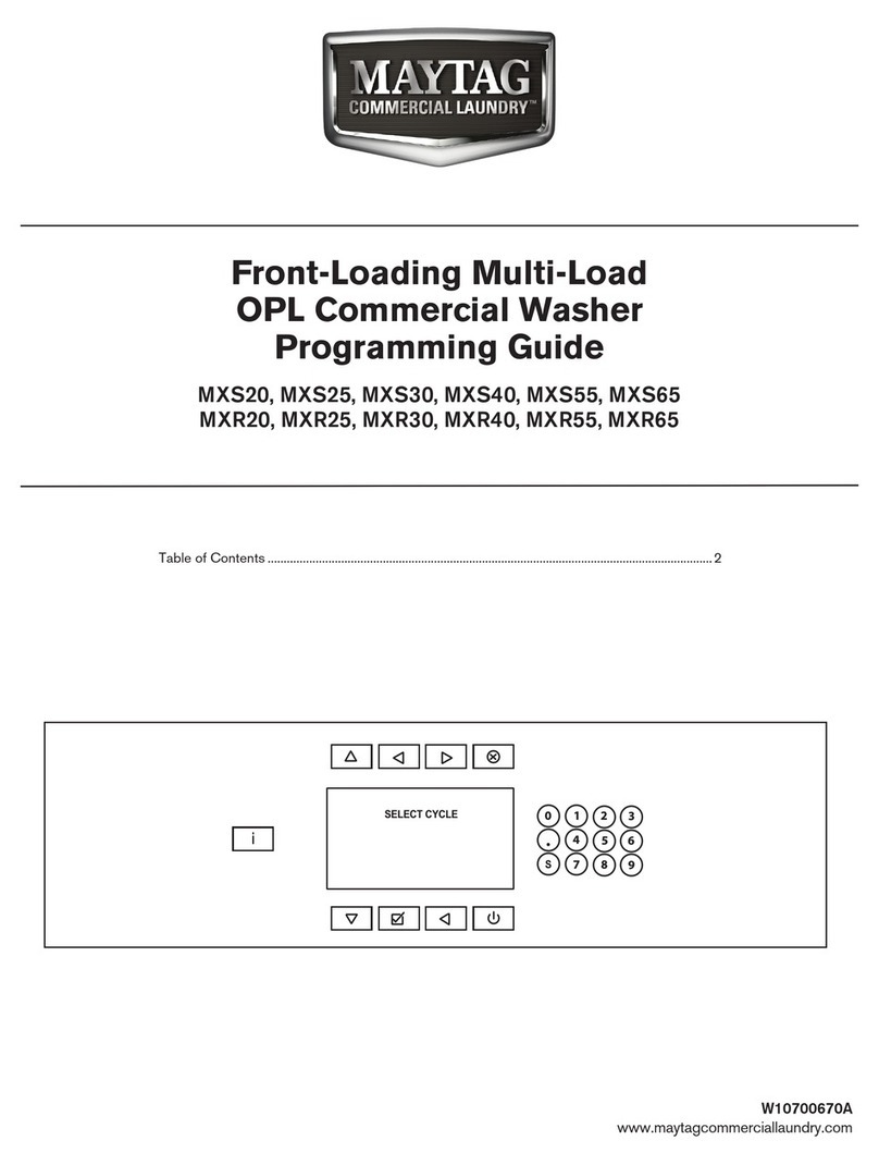 Maytag MXS20 Operating instructions