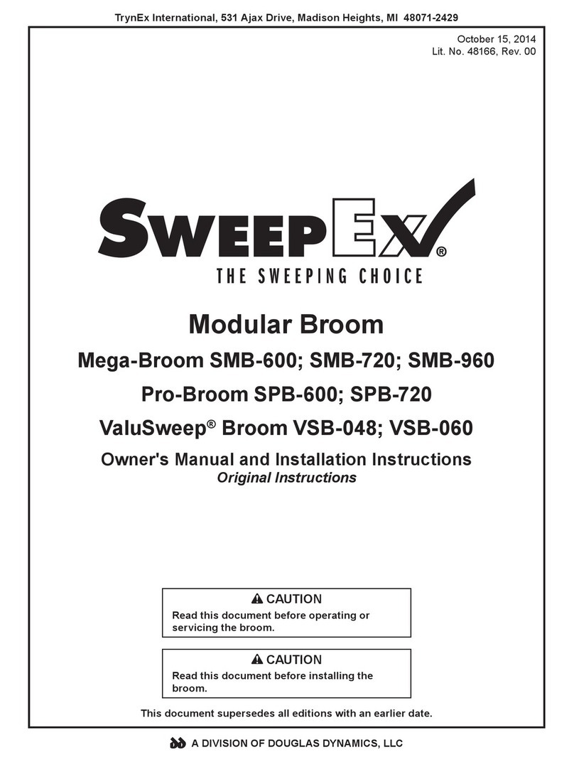 Douglas Dynamics SweepEx Mega-Broom SMB-600 Operating instructions