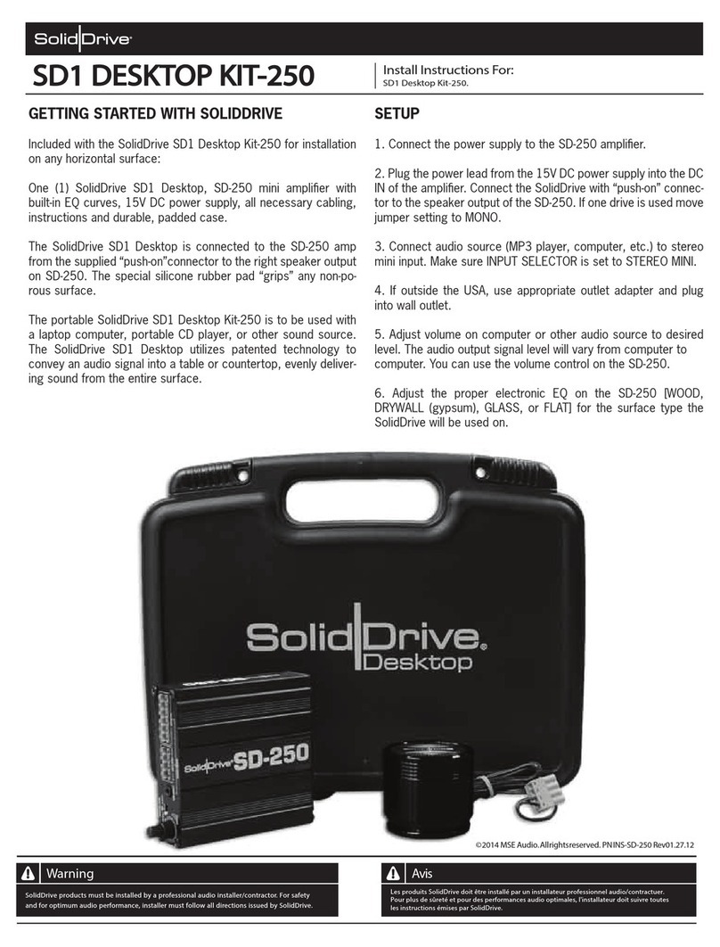 SOLIDDRIVE SD1 Desktop Kit-250 Install instructions SOLIDDRIVE SD1 Desktop Kit-250 Install instructions
