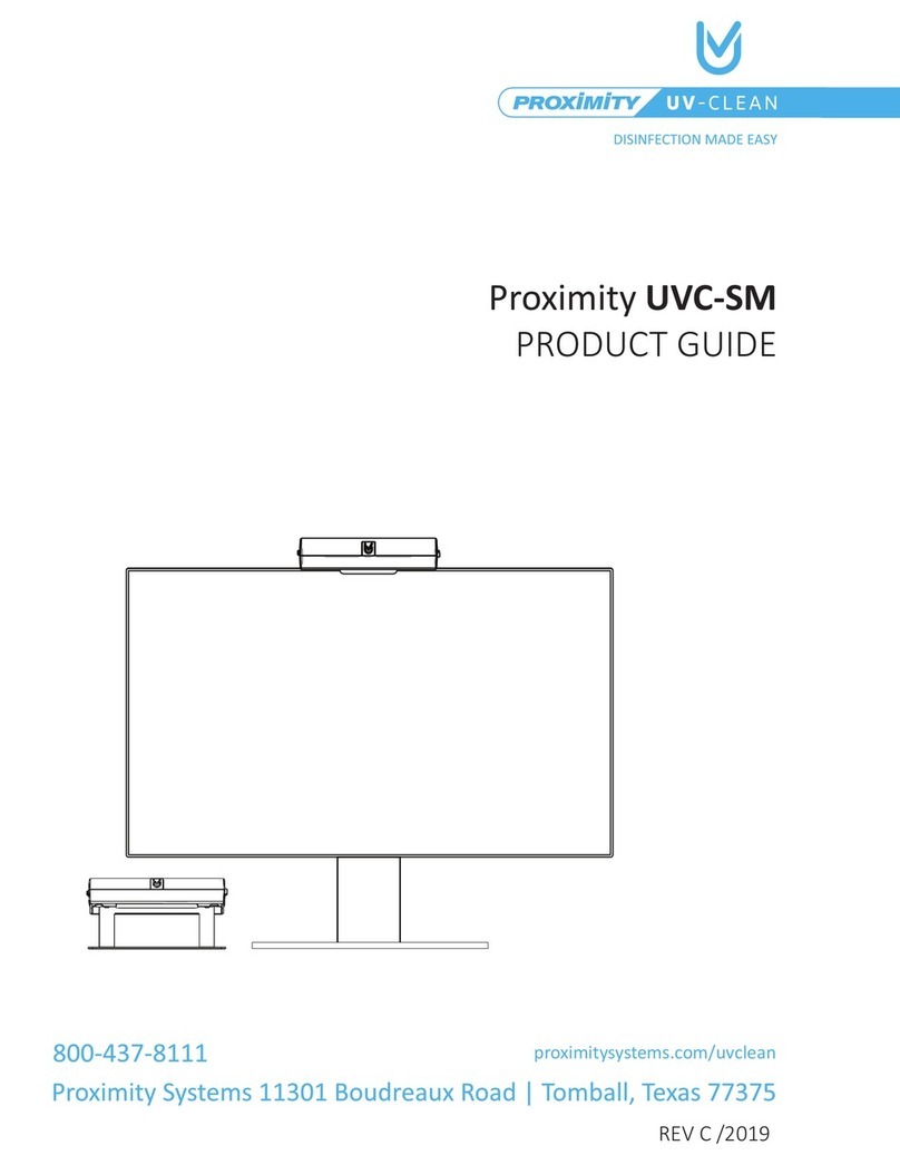 ProxiMity UV-Clean UVC-SM User manual
