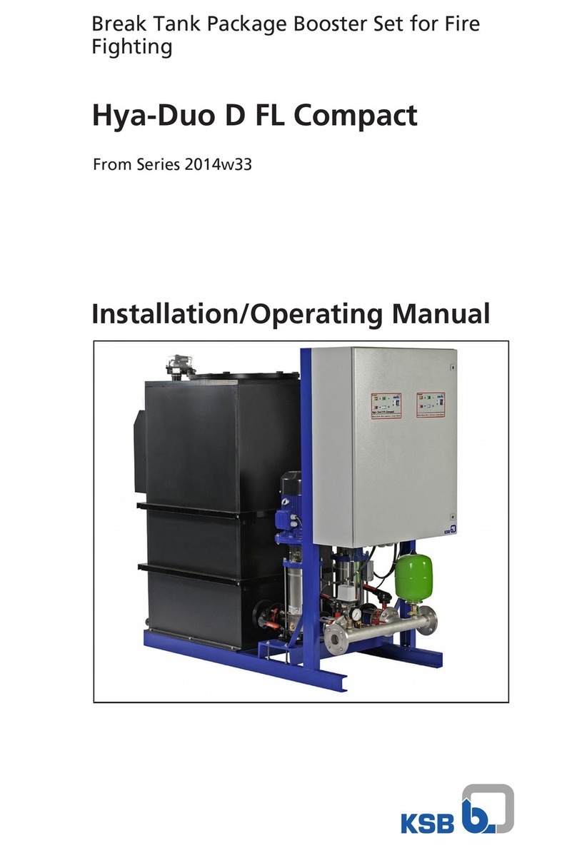 KSB Hya-Duo D FL Compact Installation & operating manual