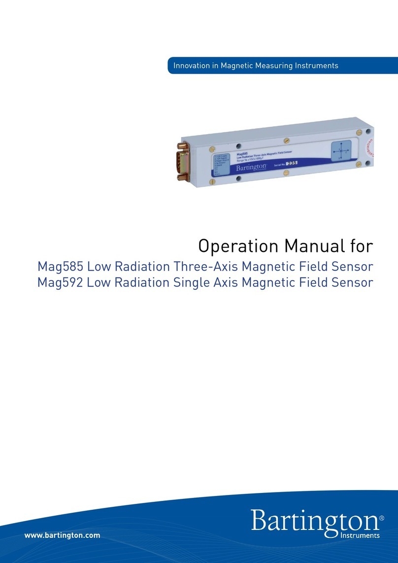 Bartington Mag585 Operation manual