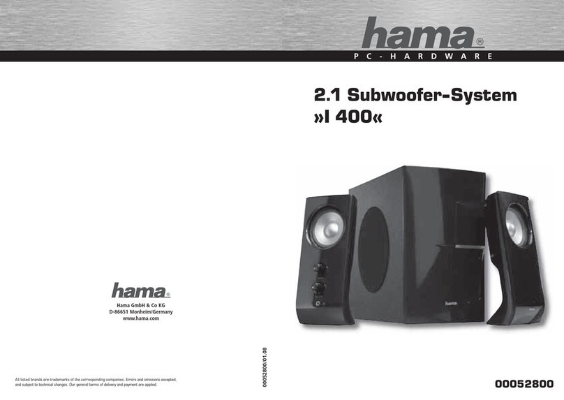 Hama I 400 Operating	 instruction