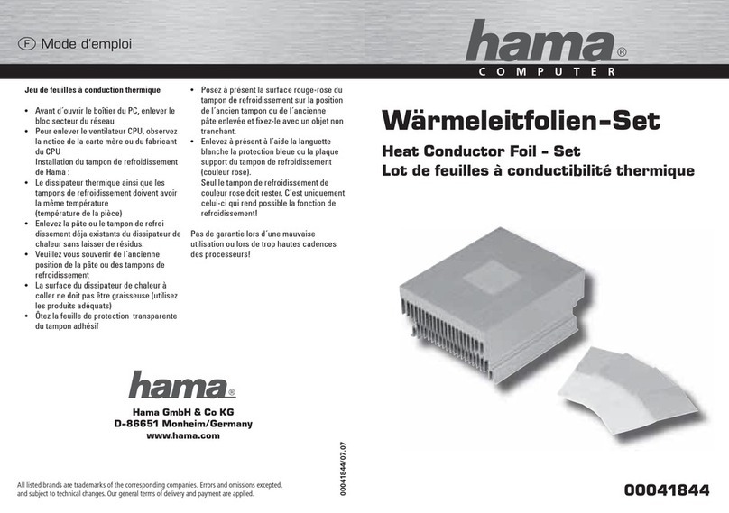 Hama 00041844 Operating	 instruction
