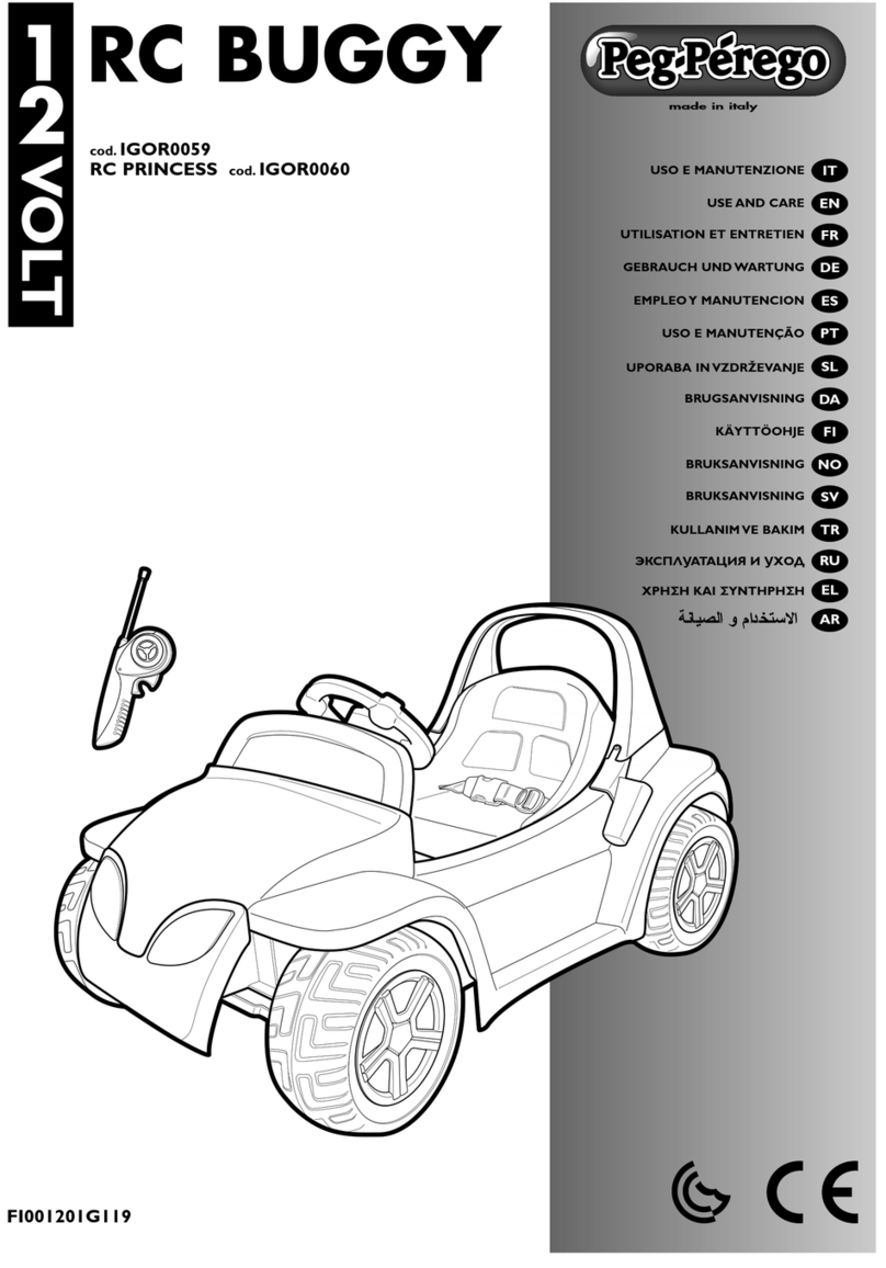 Peg-Perego RC Buggy Installation instructions