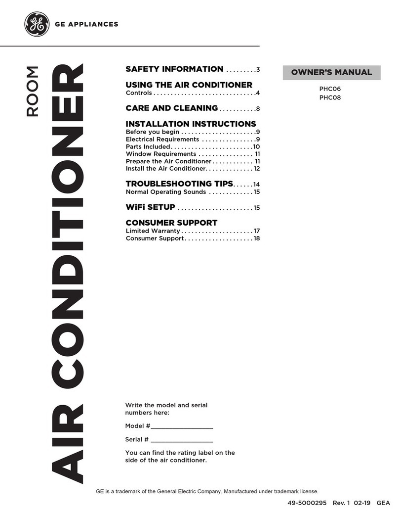 GE Profile ENERGY STAR PHC06 Series User manual