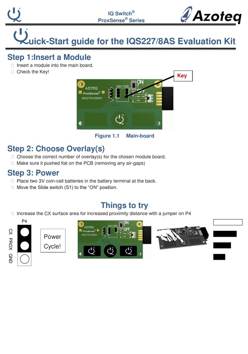 Azoteq ProxSense Series User manual