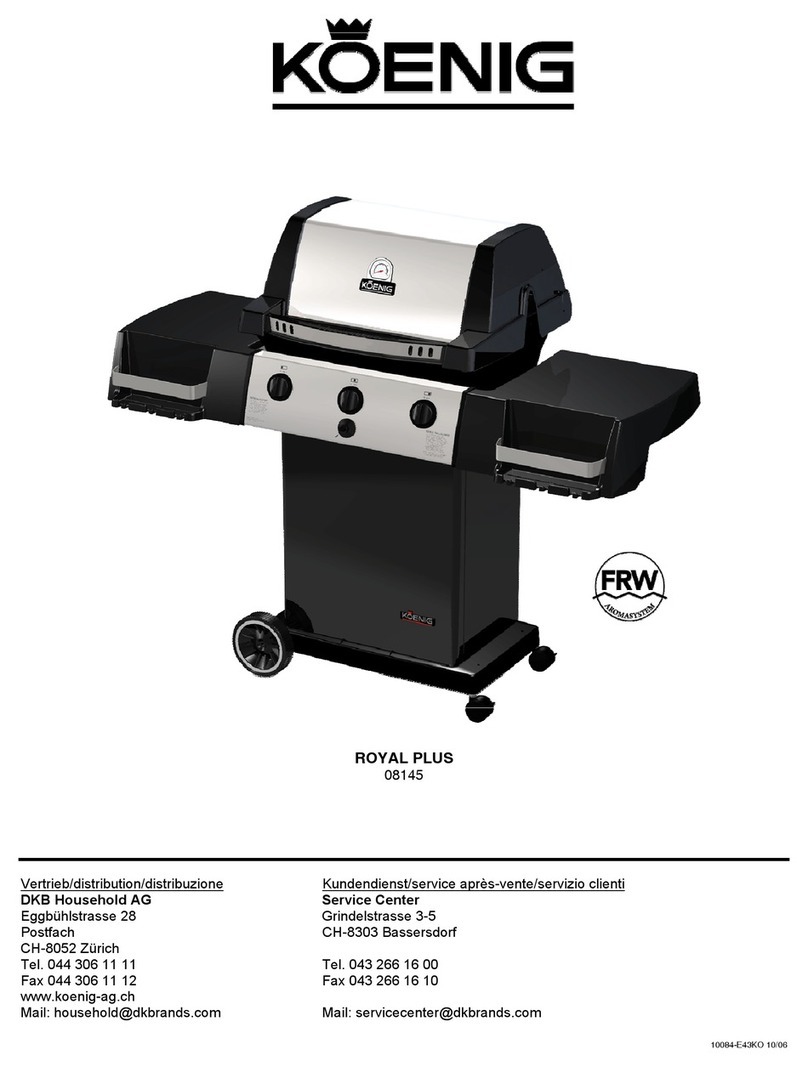 Koenig ROYAL PLUS 08145 Assembly instructions