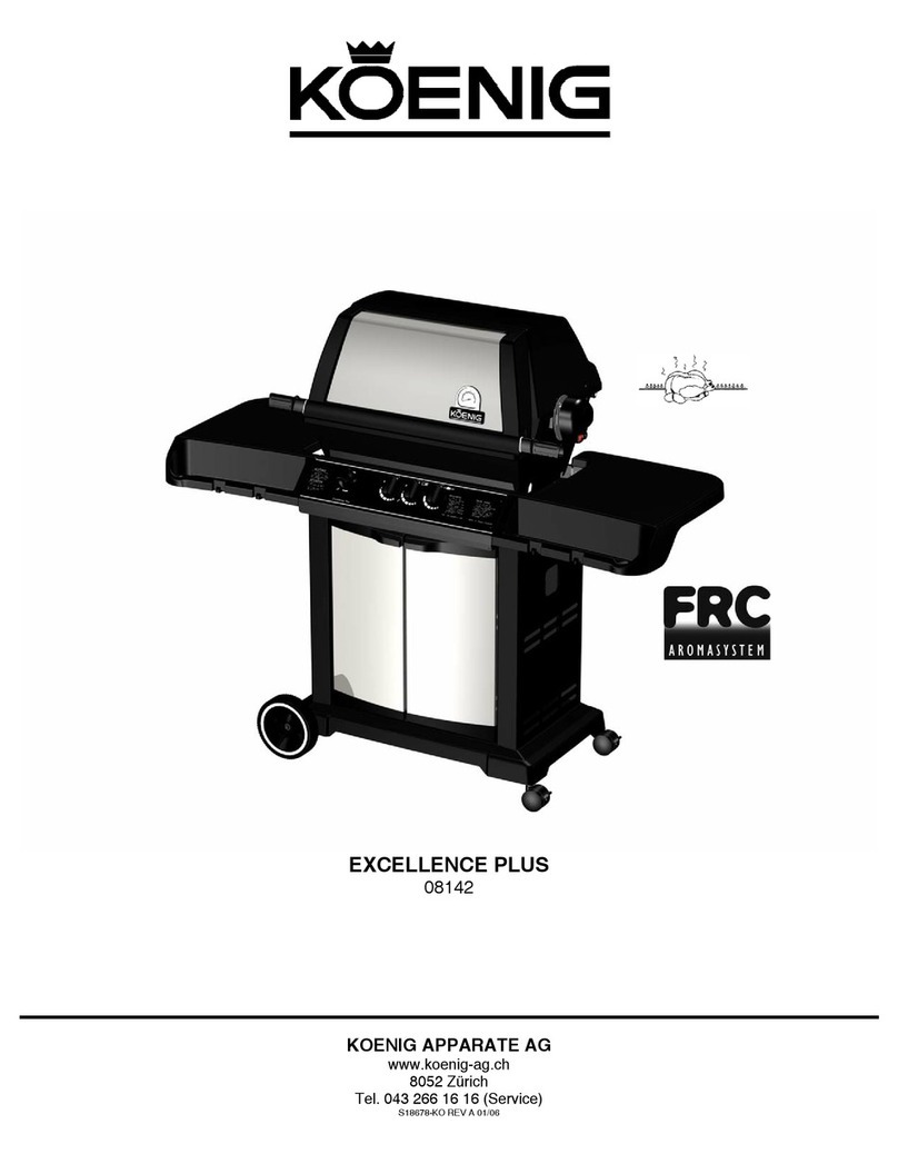 Koenig EXCELLENCE PLUS 08142 Assembly instructions