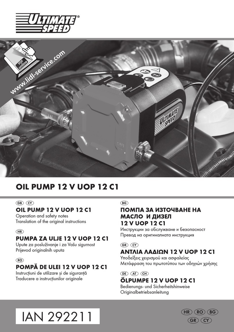 ULTIMATE SPEED 12 V UOP 12 C1 Operation and safety notes