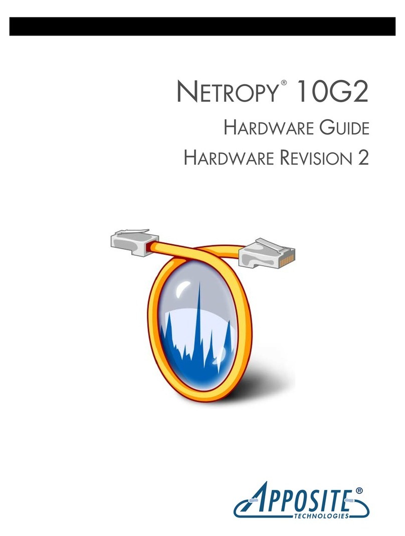 Apposite Netropy 10G2 Hardware guide